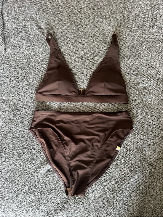 summersalt Other - summersalt Brown Triangle Top & Bikini Set